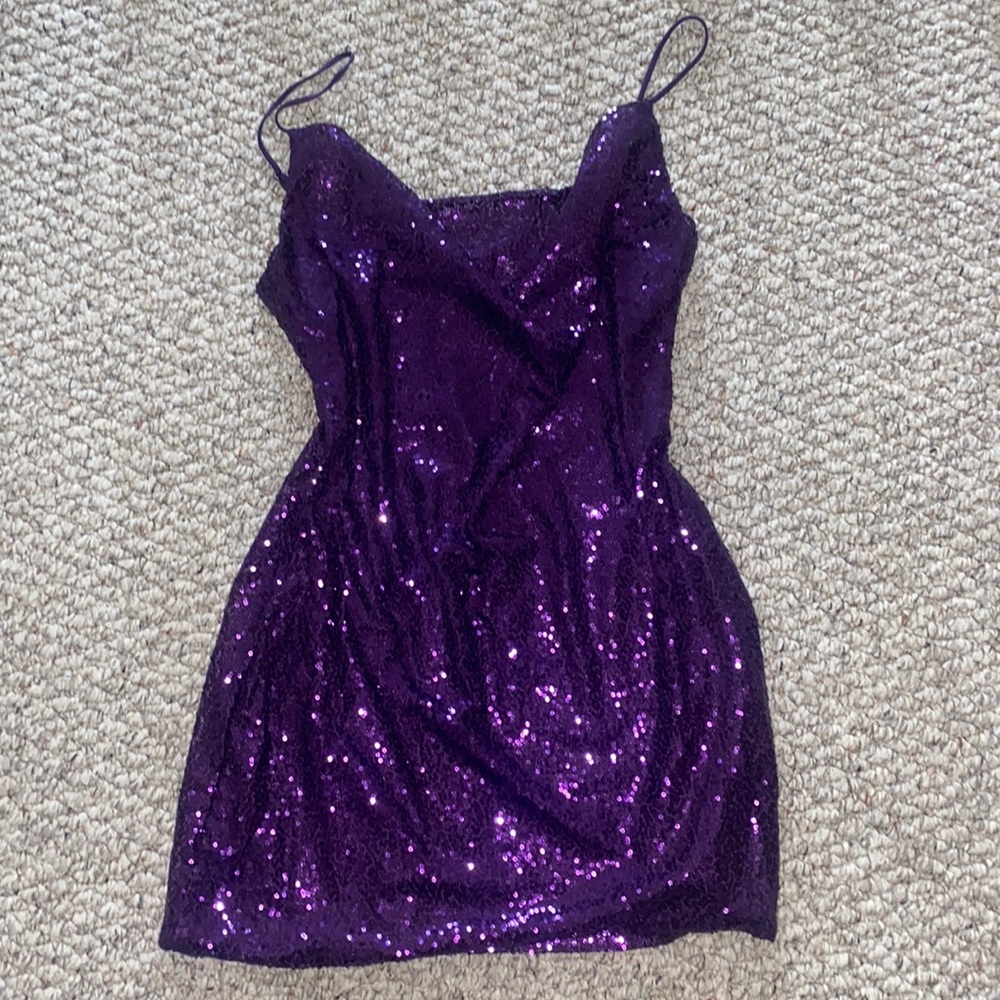 Purple Sparkle Dress